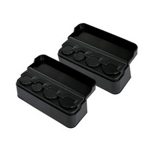 Coin Holder, for Car, 2-Pack, Portable, Coin Storage, Black