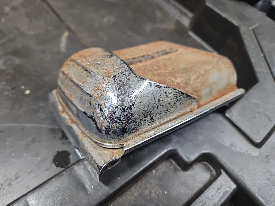 Cenicero cromado GHE 34638 Porsche 356 B C con soporte ORIGINAL Foto 4 de 4