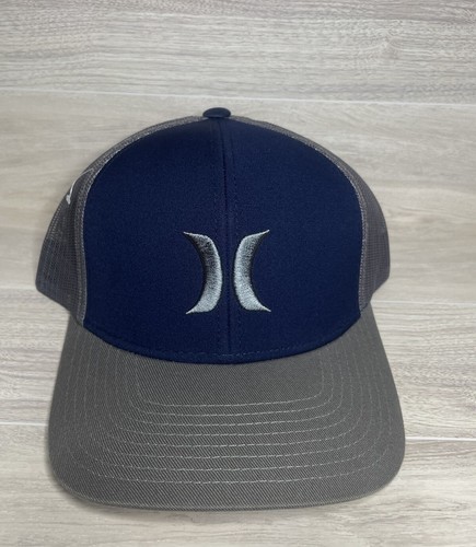 Hurley Trucker Mesh Hat Snapback Adjustable Blue / Gray - Picture 2 of 5