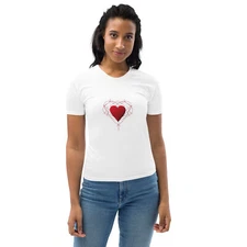 Women's RED HEART T-shirt