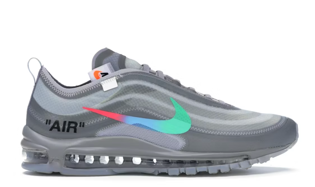 OFF WHITE X NIKE Taglia UK 7.5 Nike Air Max 97 x OFF WHITE Menta 2018