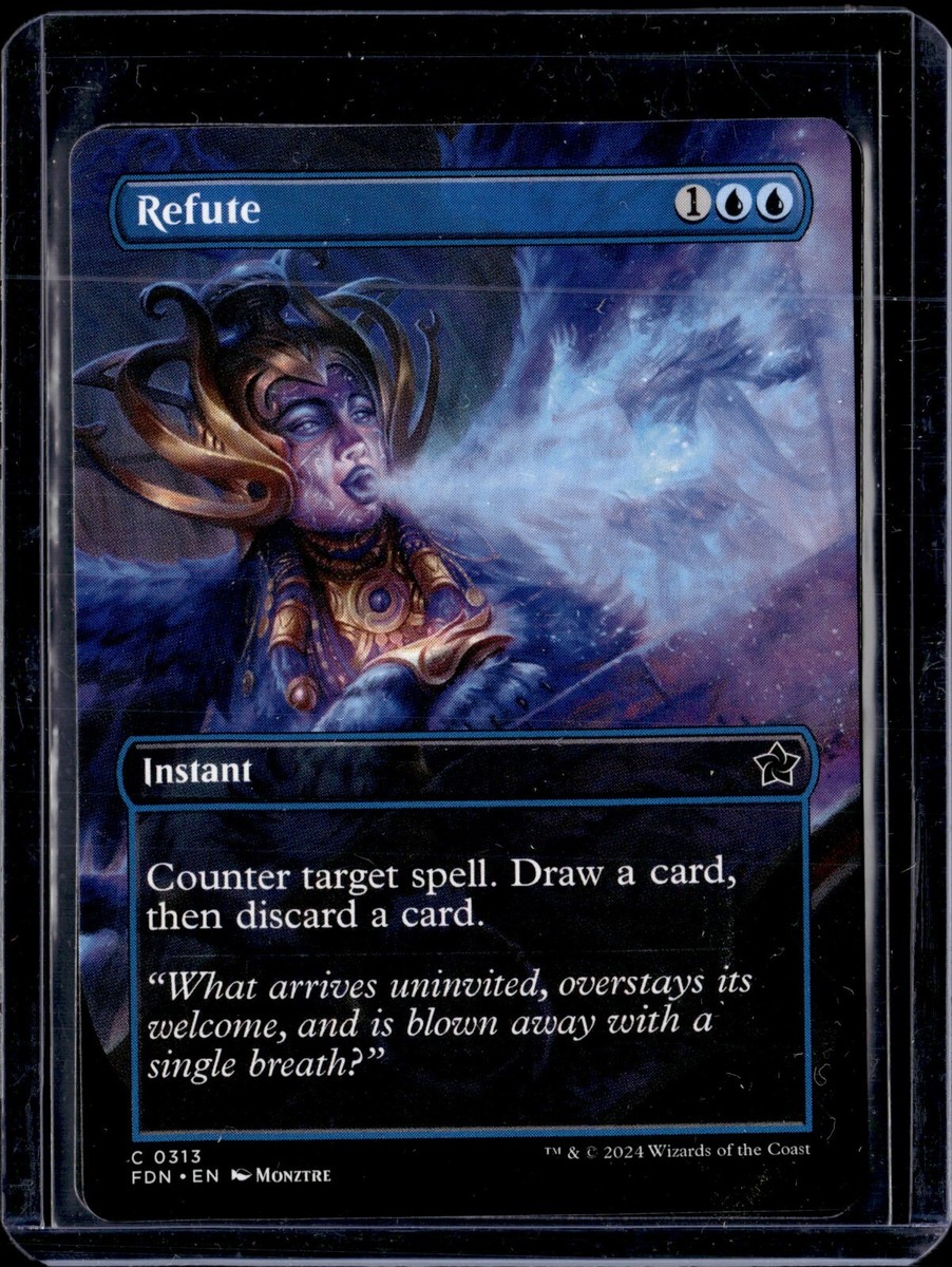 Refute - 313 - FDN - NM - MTG Magic the Gathering | eBay