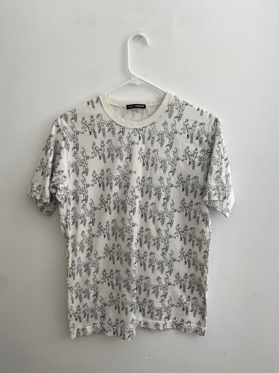 トップス Issey Miyake Graphic L/S Shirt Issey Miyake Graphic L/S Shirt | eBay