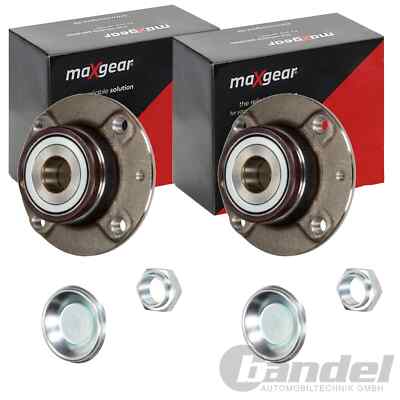 2X MAXGEAR RADLAGER-SATZ HINTEN PASSEND FÜR CITROËN C2 C3 PEUGEOT 1007 206