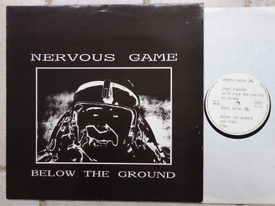 Nervous Game    Below The Ground  Vinyl  LP  MINT-   NG 001 Private Pressing