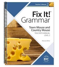Fix It Grammar: Level 2 Town Mouse and Country Mouse Teachers Manual - GOOD