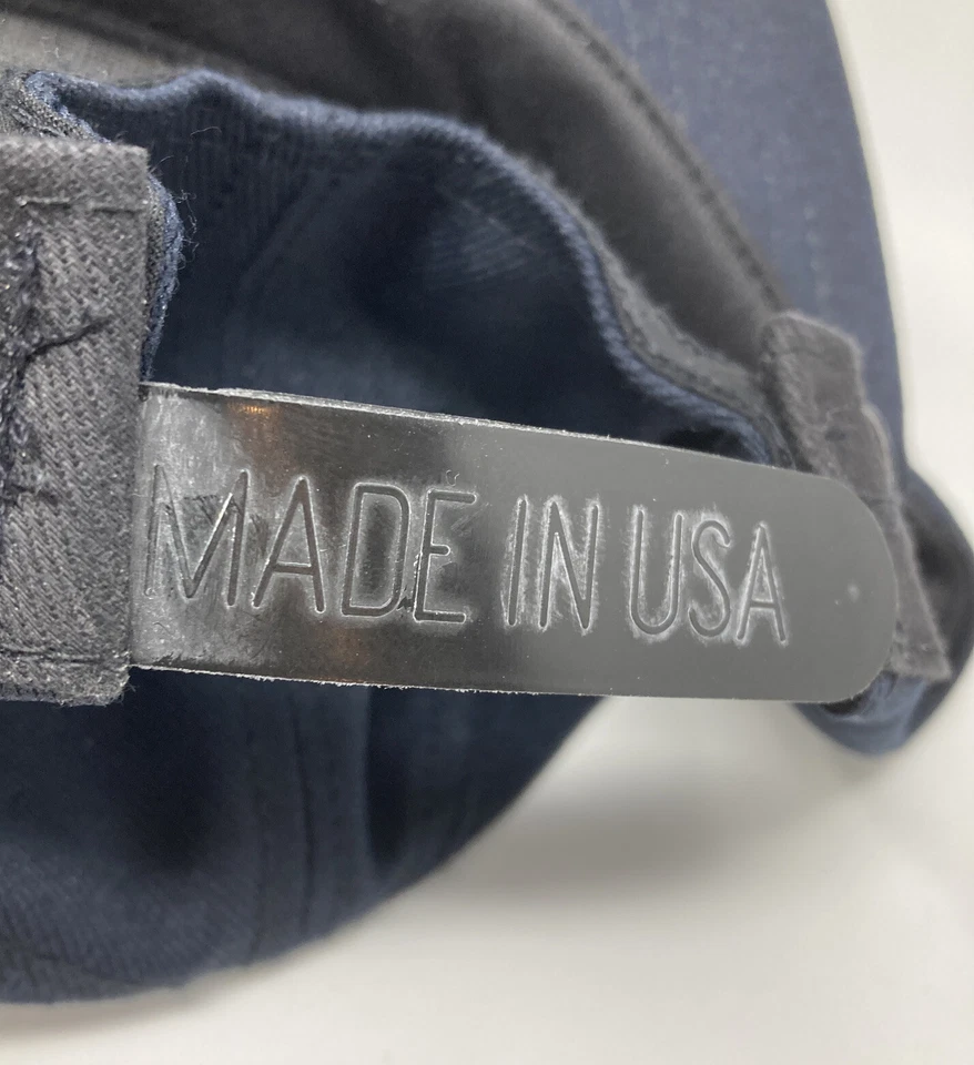 Lote de 4 sombreros Snapback conmemorativos de veteranos de la Segunda Guerra Mundial de colección hechos en EE. UU. USADOS EN EXCELENTE ESTADO Foto 4 de 4