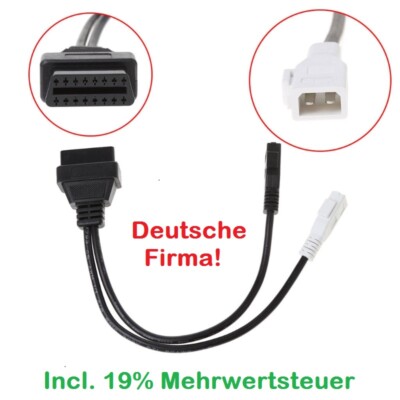 2x2 Adapter für Interface OBD 2 OBD2 für VAG VW Audi Seat für alte Fahrzeuge