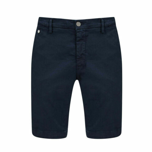 Short homme rayures marine en Tencel
