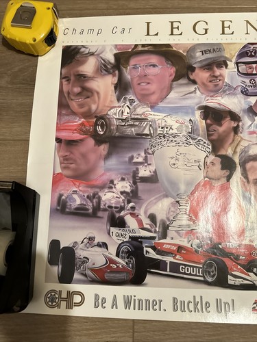 2001 CHAMP CAR LEGENDS CELEBRATION POSTER - INDY CAR - Picture 2 of 6