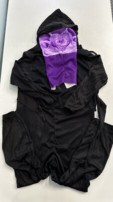 Grim Reaper Halloween Costumes Large Ages 8-10 Size 12-14 Rubies