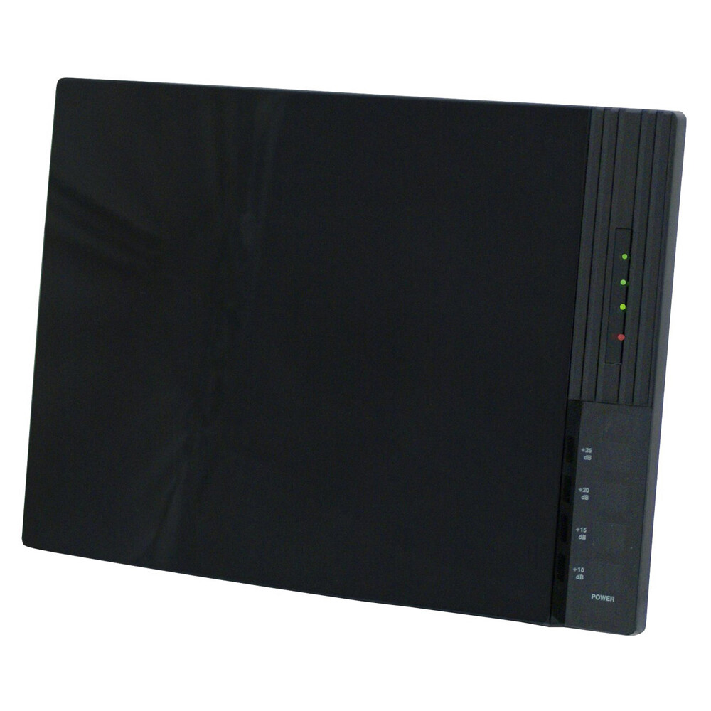 Antenne intérieure TNT tactile avec amplificateur 45 dB à gain réglable VHF UHF