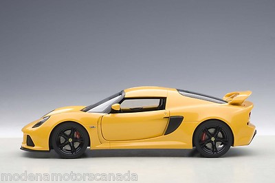 LOTUS EXIGE S YELLOW 1:18 by AUTOART 75382 COMPOSITE NEW IN