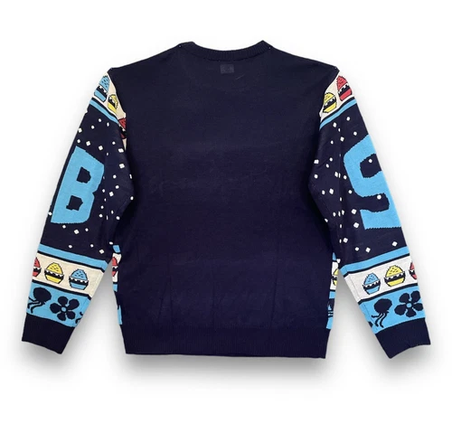 Nick 90s Spongebob Squarepants Rainbow Ugly Sweater Medium Fast Shipping