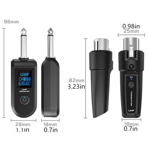 Wireless Audio Transmitter&Receiver XLR Adapter 30-50m Stable Transmission - Picture 15 of 18