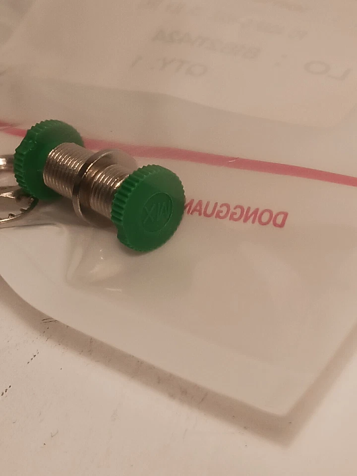 Molex Single Fiber Optic Coupler Part# 1061523000  FC ADAP D-HOLE (ZR SLV TFK) - Image 2 of 3