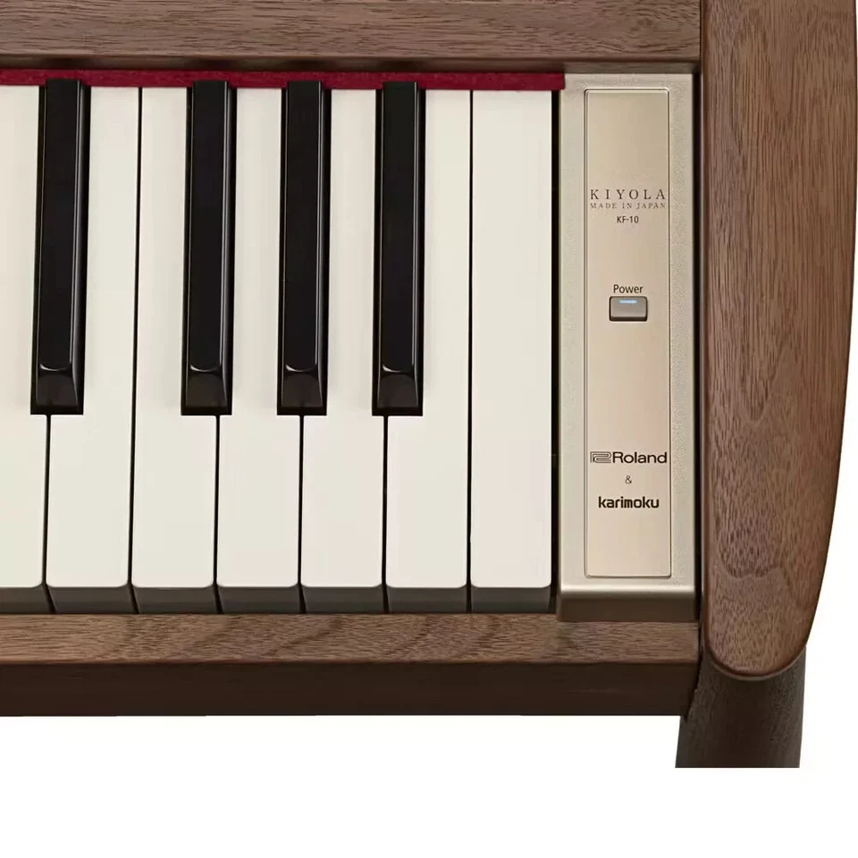 Roland KARIMOKU KIYOLA KF-10-KW Electric Piano Walnut Wood Made In Japan - Image 4 of 4