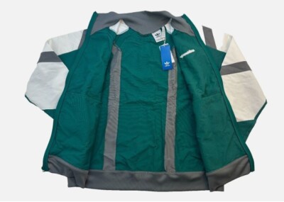 Adidas Equipment Wind Jacket Full Zip Men's Sizes L, XL Green DH