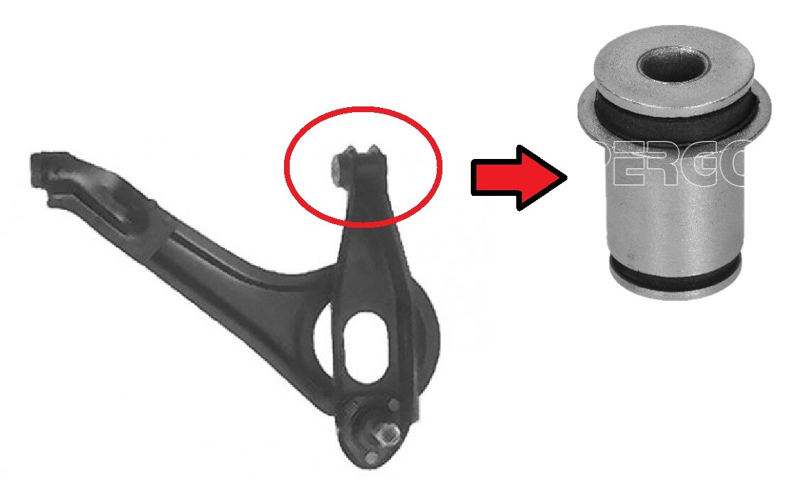 FIAT FRONT UPPER WISHBONE SUSPENSION CONTROL ARM BUSH 4104851  