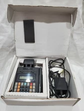 HYPERCOM T7P POS CREDIT CARD TERMINAL WITH POWER ADAPTER AND BOX