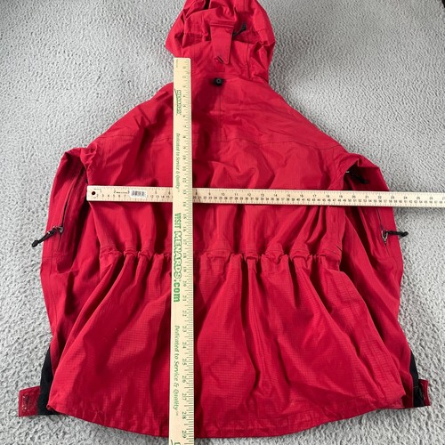 Vtg LL Bean All Conditions Gore-Tex Hooded Waterproof Rain Jacket Women's S Red* - Picture 14 of 15