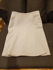 Field Manor Gray Wool Skirt, A-Line, Size 8