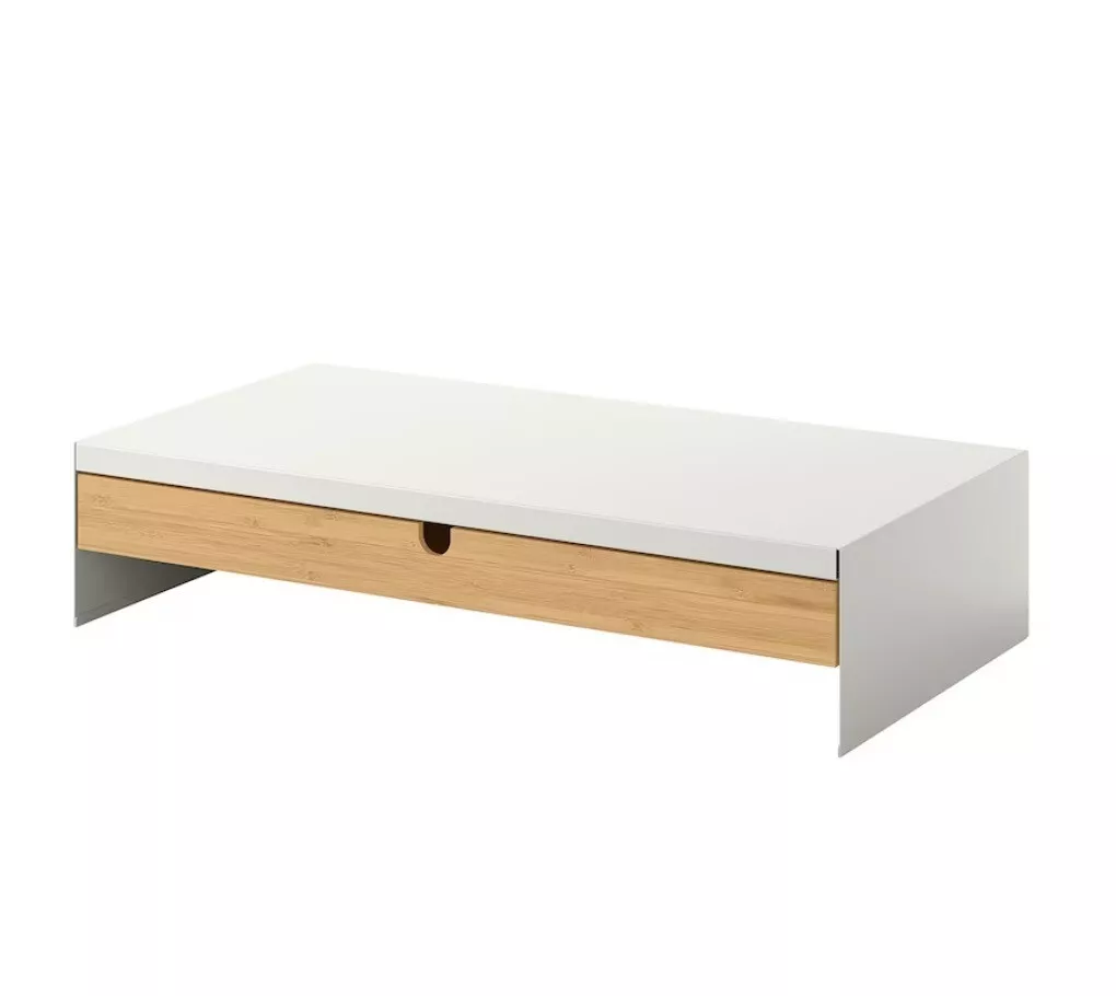 Bamboo monitor clearance stand ikea
