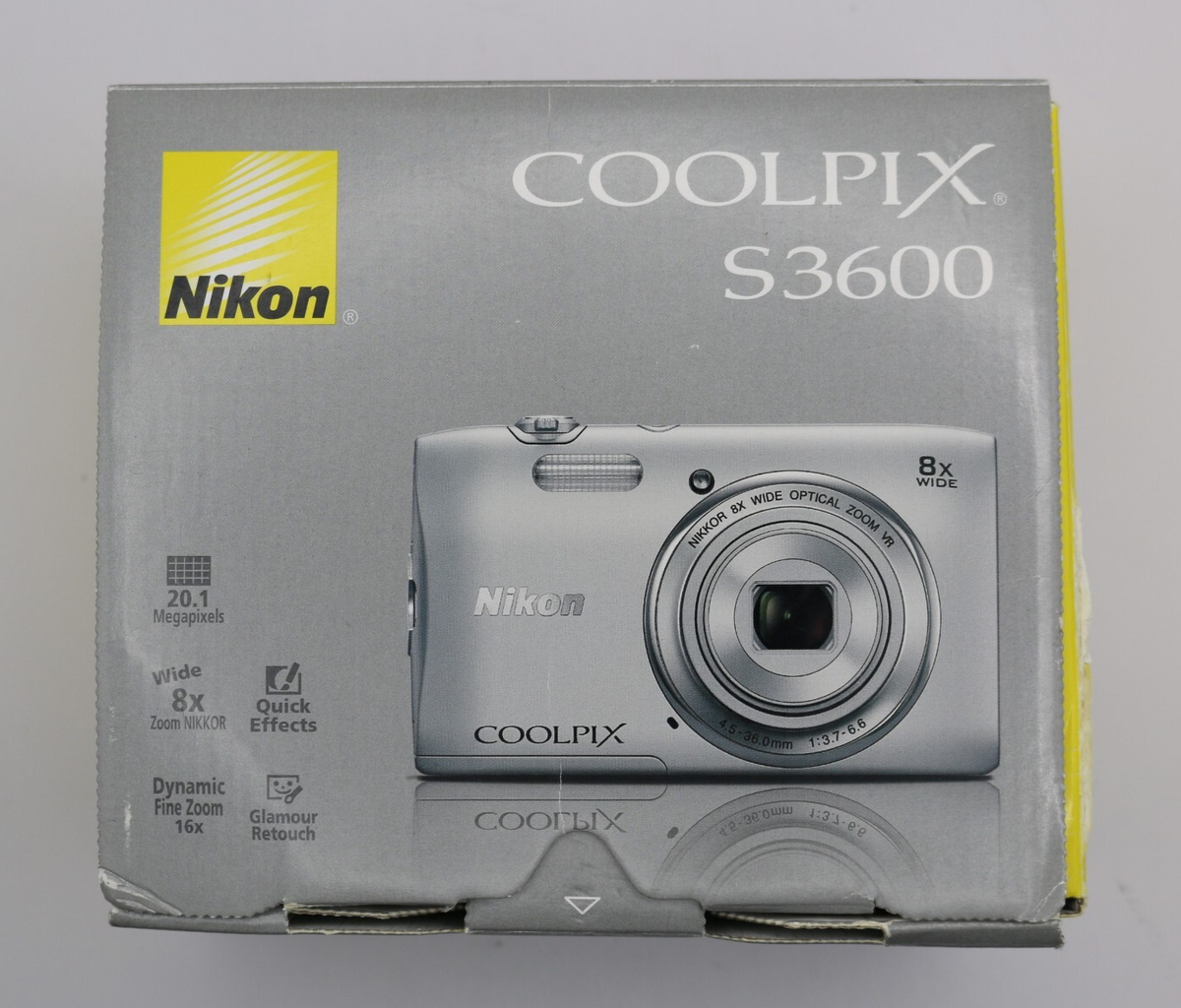 Nikon Coolpix S3600 Compact 20,1MP - Rouge - Zoom 8x - Occasion