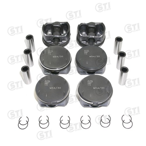 Juego de anillos de pistón MAHLE OEM Φ84mm para BMW 330Ci X3 X5 Z4 E46 E36 E85 M54B30 3.0L - Imagen 7 de 12