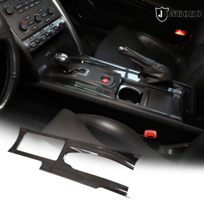 Real Carbon Fiber Center Console Gear Panel Cover for Nissan GT-R R35 08-16 US