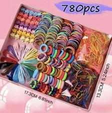 780 pcs Gift Set Hair Accessories Baby Little Girls Hair Clips Bows Set UK
