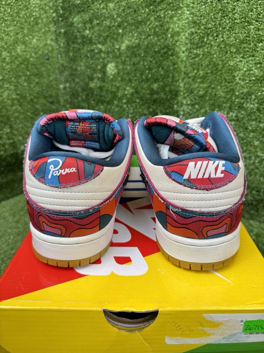 Nike SB Dunk Low Parra Abstract Art Size 9.5 DH7695-600 OH Nike SB Dunk Low Parra Abstract Art Size 9.5 DH7695-600 OH
