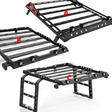 Roof Rack Cargo Carrier Wled Lights Or Ladders For Jeep Wrangler Jk 2007-2018