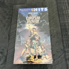 National Lampoons European Vacation Chevy Chase VHS Watermarks Factory Sealed