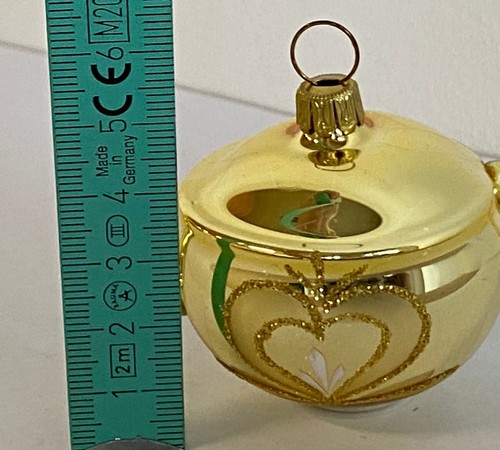 Alter Christbaumschmuck Formteil Kaffeekanne Teekanne 6398/21 - Bild 2 von 2