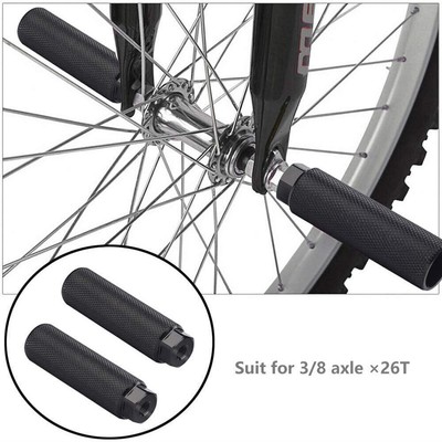 2X MTB BMX Bike Alloy Fuß Stunt Pegs Fußstütze Hebel Zylindergriff Achse NEU