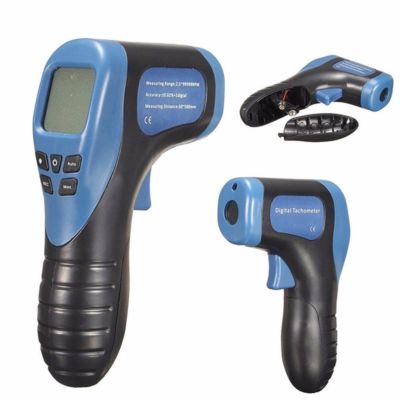 Handheld Tachometer DANOPLUS Digital Non-Contact Photo Tachometer Laser ...
