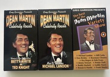 Vintage Dean Martin's Celebrity Roast Vhs Tapes Lot Of 2 Roasts 1 Variety Show