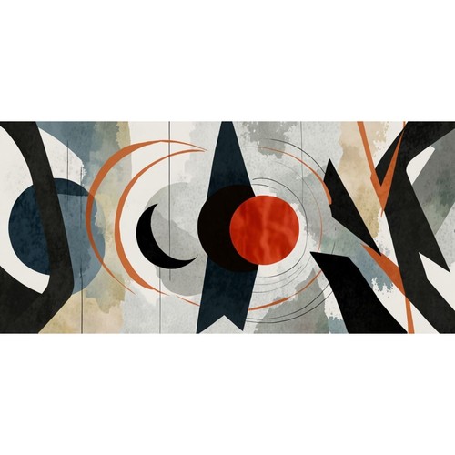 Quadro Forme Astratte Eleganza Cromatica E Forme Geometriche , absh15 quadro sta - Imagen 2 de 6