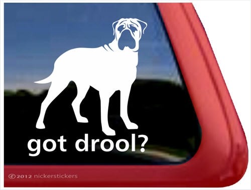 Got Drool? | High Quality Bullmastiff Dog Window Decal Sticker | eBay