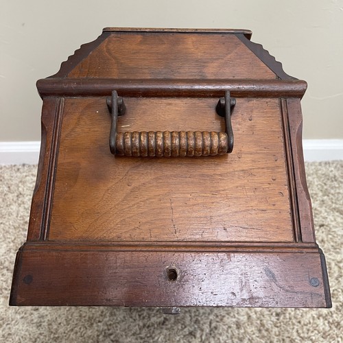 Antique 1908 Singer 28K Hand Crank Sewing Machine Ornate Case & Top Works - Picture 23 of 24