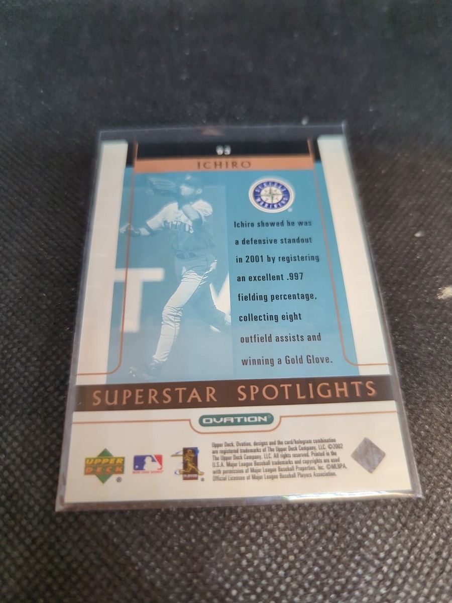 2002 Upper Deck Ovation #93 Ichiro Suzuki Mariners | eBay