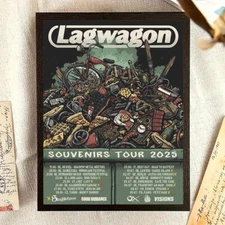 Lagwagon Souvenirs Tour 2025 Poster