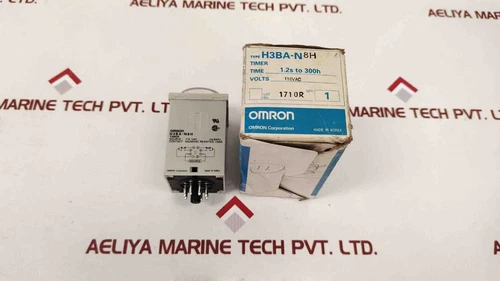 OMRON H3BA-N8H Timer 1.2s to 300h 110 VAC 50/60Hz