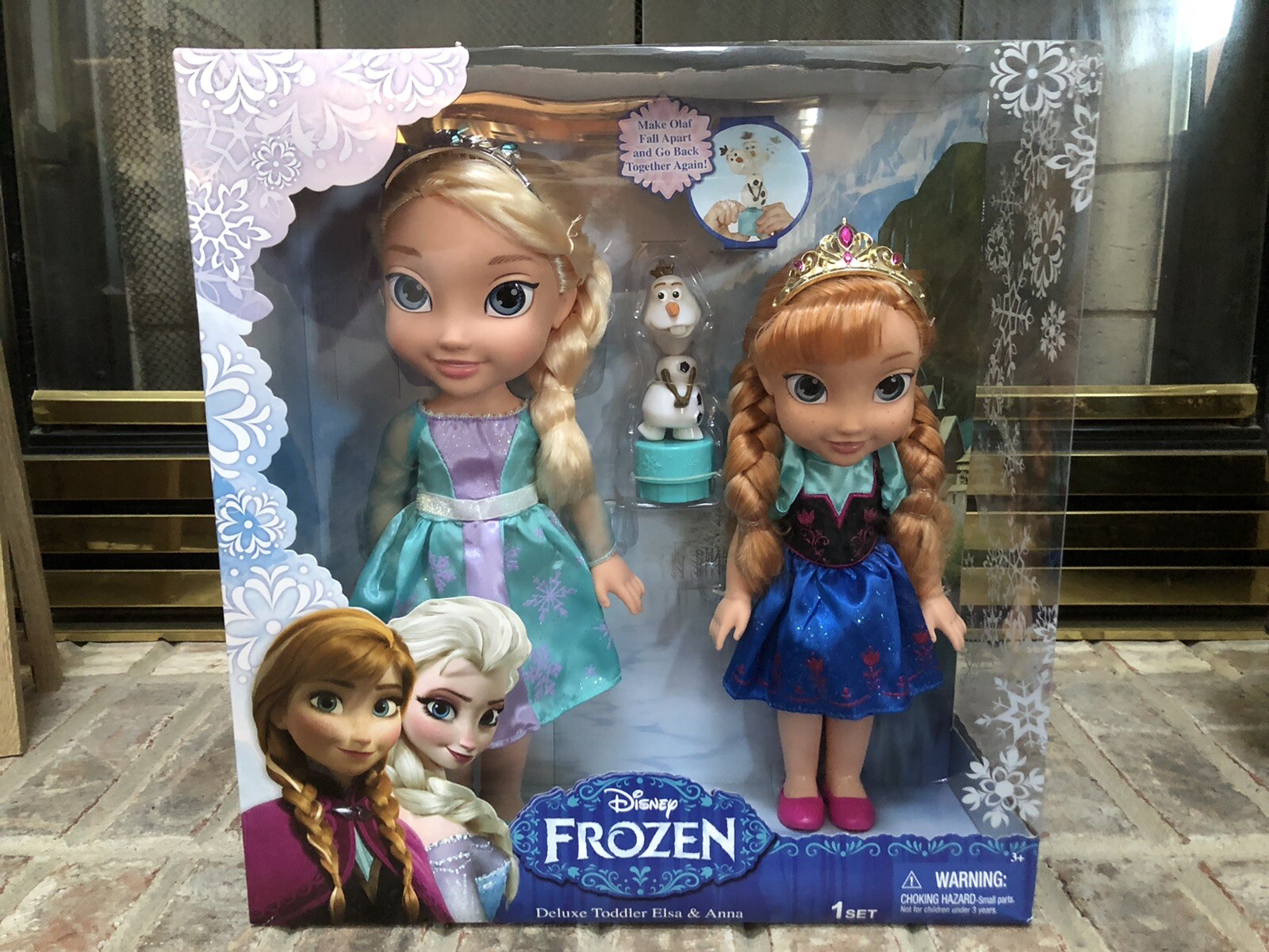 disney frozen deluxe toddler elsa and anna dolls