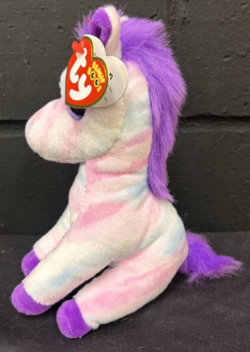 Ty Beanie Boos 2025 Hayden das mehrfarbige Pferd 6 Zoll NEU Plüschtier Stofftier - Bild 6 von 6