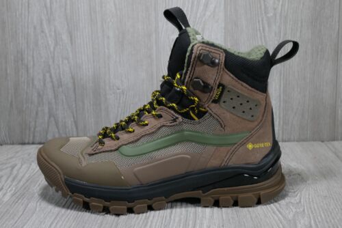New VANS Sk8-Hi GORE-TEX MTE-3 Tan Green Brown Hiking Shoes Womens 7 Mens 5.5