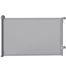 PawHut Retractable Mesh Pet Gate - Extends Various Widths