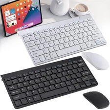 2.4G Mini Wireless Keyboard and Mouse Combo Set For Computer Desktop PC Laptop