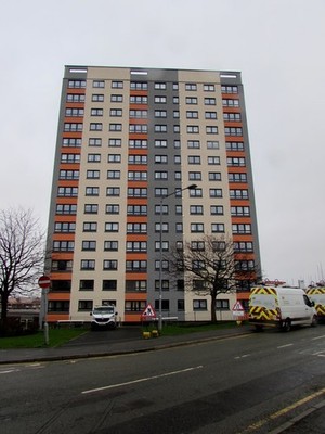 Foto 6x4 Castle Heights, Flint Flint\/Y Fflint Castle Heights auf dem Cor c2017